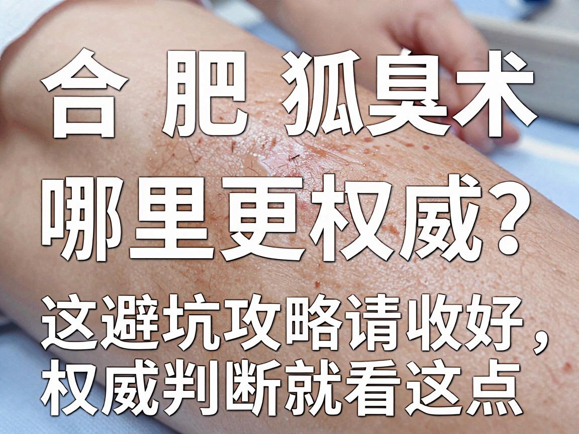 合肥狐臭手术哪里更权威?这份避坑攻略请收好,权威判断就看这三点 合肥狐臭手术哪里更权威?这份避坑攻略请收好,权威判断就看这三点