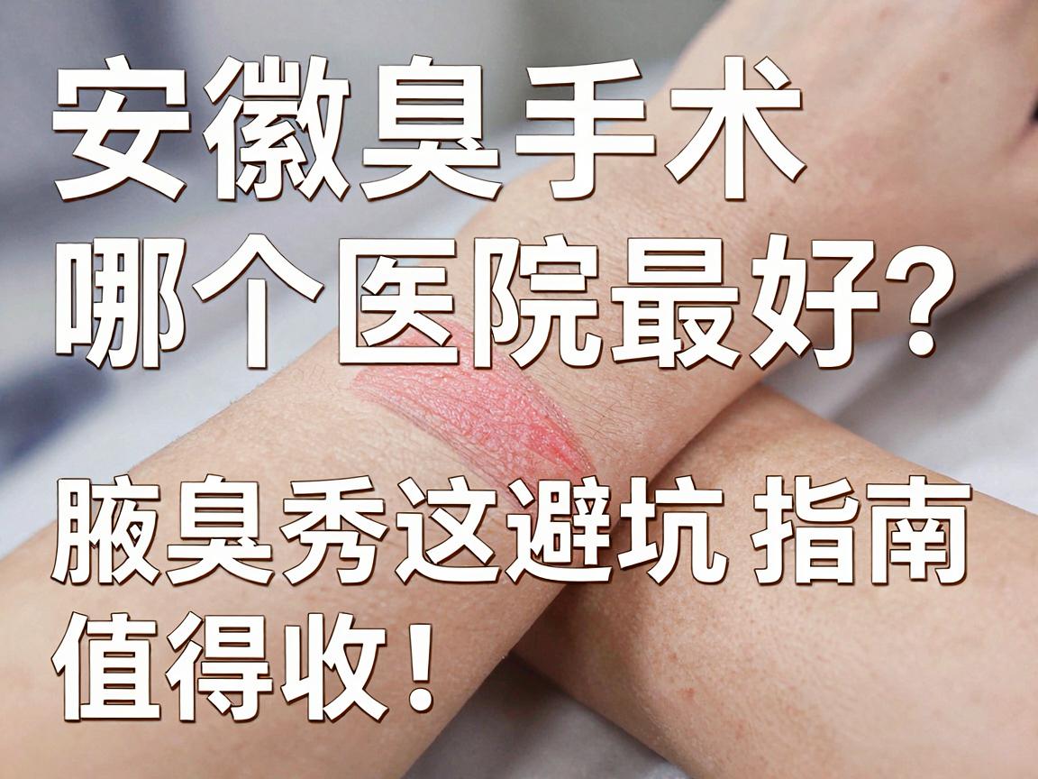 安徽狐臭手术哪个医院最好?别只看排名,腋秀这份避坑指南值得收! 安徽狐臭手术哪个医院最好?别只看排名,腋秀这份避坑指南值得收!